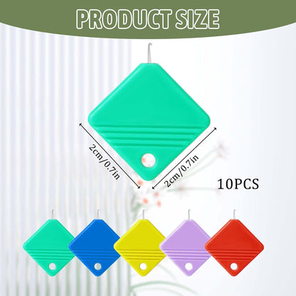 10 PCS Needle Threaders, Automatic Needle Threader for Sewing Machine Square Plastic Self Threading Needles V1258-DP02-A-2397