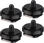 4 Pcs 1/4 Inch Camera Adapter Screws, Compatible with Versatile Flash Hot Shoe Mounts for DSLR Camera Rigs, V1258-DP02-A-2401