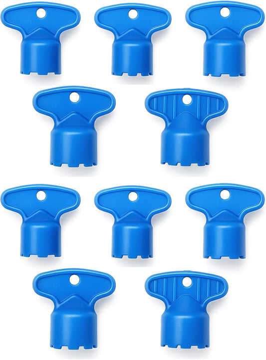 10 Pieces Faucet Aerator Removal Tool, Aerator Wrench Key Set Universal Sink Removal Wrench Tool with 5 Sizes V1258-DP02-A-2410