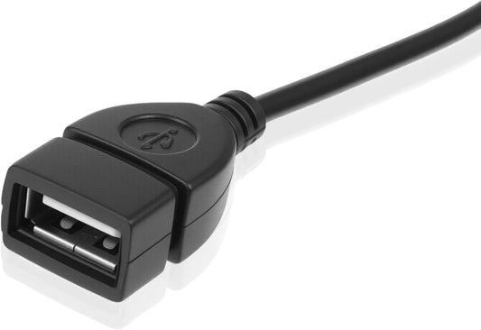 USB to AUX Audio Adapter, 3.5 mm Male AUX Audio Jack Plug to USB 2.0 Female Converter Adapter Cable Cord 9 V1258-DP02-A-2419