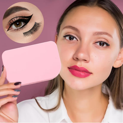 Eyelash Storage Case, 3 Layer Lash Case Makeup Storage Box with Makeup Mirror Empty Travel Cases Cosmetic V1258-DP02-A-2420