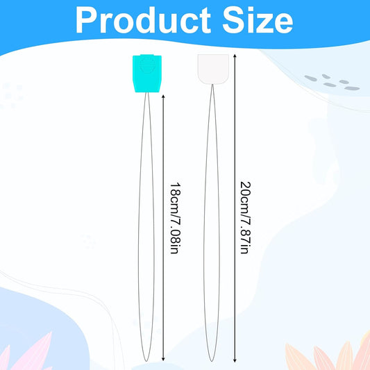 20 Pcs Punch Needle Threaders 7.87 Inch Long Threader for Embroidery Punch Needle Kit Stitching Sewing V1258-DP02-A-2421