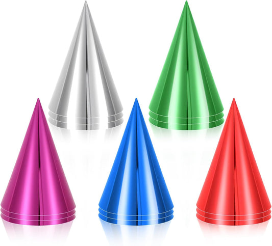 15 Pcs Colorful Birthday Party Hats, Paper Cone Hats Headbands Birthday Party Supplies Handmade Celebration V1258-DP02-A-2430