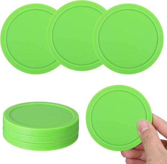 6 Pcs 3 1/4 Inches Hockey Pucks, Large Air Hockey Pucks Set Durable Puck for Air Hockeys Table Compatible V1258-DP02-A-2435