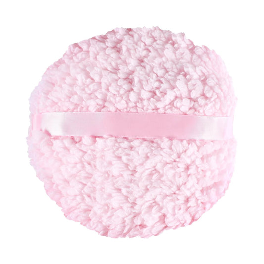 Body Powder Puff, 6 "x 3" Extra Large Ultra Soft Fluffy Sponge Plush Big Powder Applicator Pink Washable V1258-DP02-A-2441
