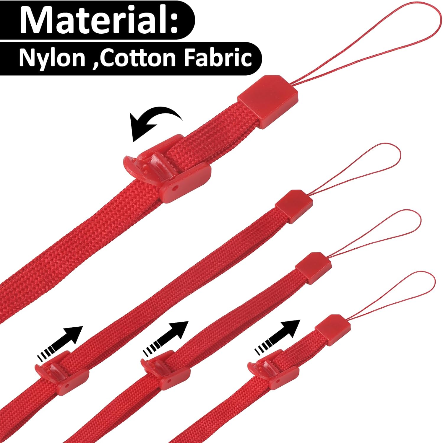 5 PCS Hand Wrist Strap, Adjustable Phone Lanyards for Cell Phone Multi Purpose Wristbands Phone Strap V1258-DP02-A-2451