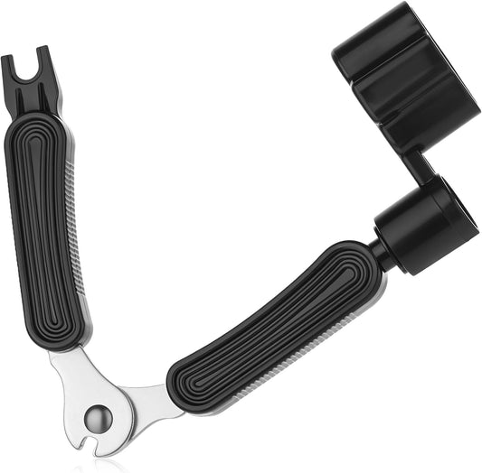 Guitar String Winder, Professional Guitar Tools Bridge Pin Puller and Cutter Musical Instrument String Winder V1258-DP02-A-2453