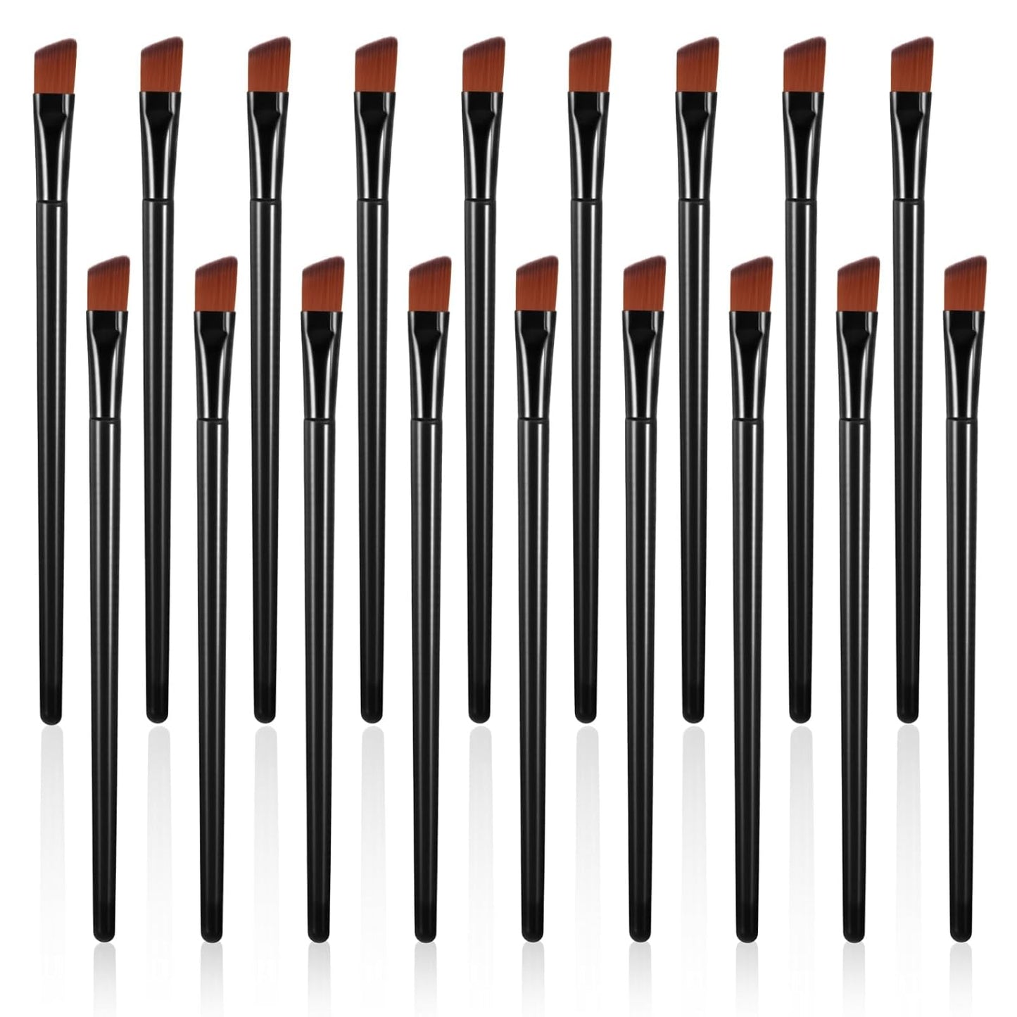 100 PCS Eyebrow Tint Brush, Eyeliner Brush Set Black Eyeliner Brushes Fine Angled Ultra Thin Angled Eyeliners V1258-DP02-A-2458