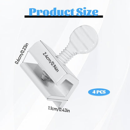Window Locks, 4 Packs, Stainless Steel Sliding Door Security Lock Single Adjustable Horizontal Sliding Window V1258-DP02-A-2484