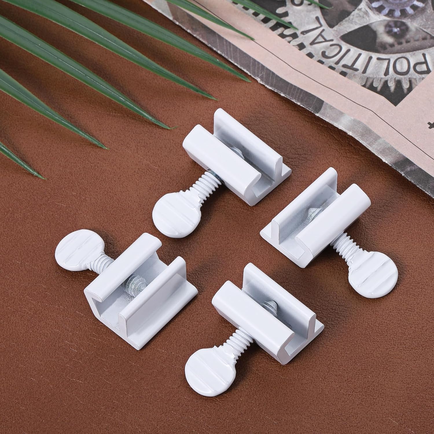 Window Locks, 4 Packs, Stainless Steel Sliding Door Security Lock Single Adjustable Horizontal Sliding Window V1258-DP02-A-2484
