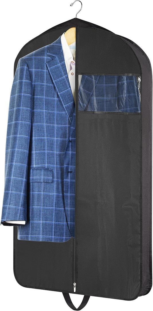 Garment Bag for Hanging Clothes - Travel Suit Bag Closet Covers for Men and Women - Long Dress, Mens Jackets, V1258-DP02-A-2486