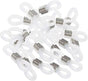40 Pieces Eyeglass Chain Ends Adjustable Rubber Spectacle End Connectors for Eye Glasses Holder Necklace Chain V1258-DP02-A-265