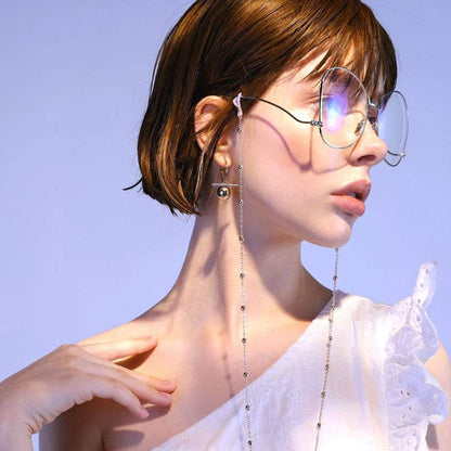 40 Pieces Eyeglass Chain Ends Adjustable Rubber Spectacle End Connectors for Eye Glasses Holder Necklace Chain V1258-DP02-A-265