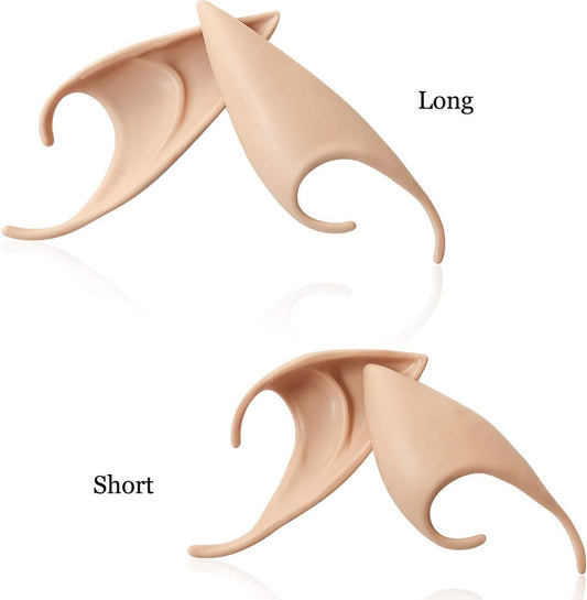 2 Pair Cosplay Fairy Pixie Elf Ears Christmas Anime Party Latex Ears V1258-DP02-A-267