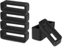 6 Pcs Watch Band Loop Holder Keeper for Resin Belt, Replacement Fastener Rings for Silicone Leather Rubber V1258-DP02-A-268