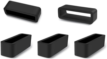 6 Pcs Watch Band Loop Holder Keeper for Resin Belt, Replacement Fastener Rings for Silicone Leather Rubber V1258-DP02-A-268