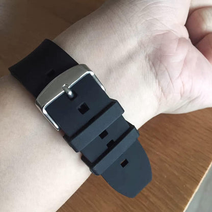 6 Pcs Watch Band Loop Holder Keeper for Resin Belt, Replacement Fastener Rings for Silicone Leather Rubber V1258-DP02-A-269