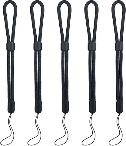 5PCS Wrist lanyard, 8.8 inch Hand Wrist Strap Lanyard, Adjustable Nylon Wristlet Straps for Cell Phone, V1258-DP02-A-274