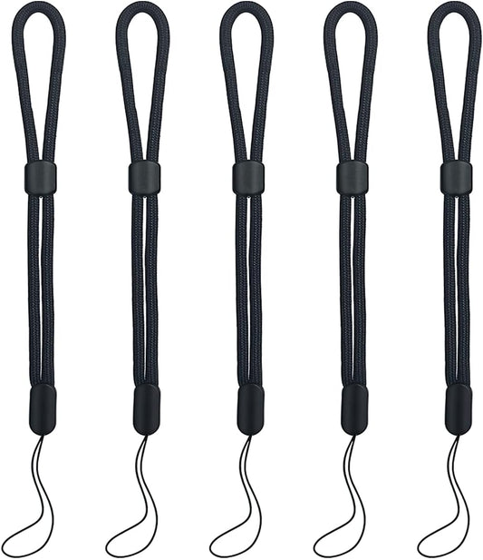 5PCS Wrist lanyard, 8.8 inch Hand Wrist Strap Lanyard, Adjustable Nylon Wristlet Straps for Cell Phone, V1258-DP02-A-274