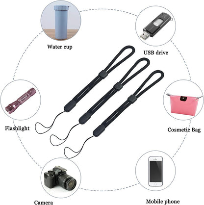 5PCS Wrist lanyard, 8.8 inch Hand Wrist Strap Lanyard, Adjustable Nylon Wristlet Straps for Cell Phone, V1258-DP02-A-274