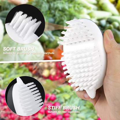Vegetable Brush Potato Scrubber Brush Non Slip Comfortable Fruit Cleaning Tools for Washing Fruit Mushrooms V1258-DP02-A-275