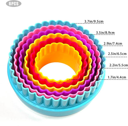 Cookie Biscuit Cutter Set, Two Side Cookie Cutters Plastic Set Multi-size Cake Fruit Vegetable Shapes Cutter V1258-DP02-A-279