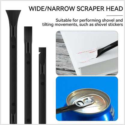 9 Pieces Plastic Scraper Tool for Tight Spaces, Non-Scratch Kitchen Scraper Cleaning Pen, Perfect for Remove V1258-DP02-A-280
