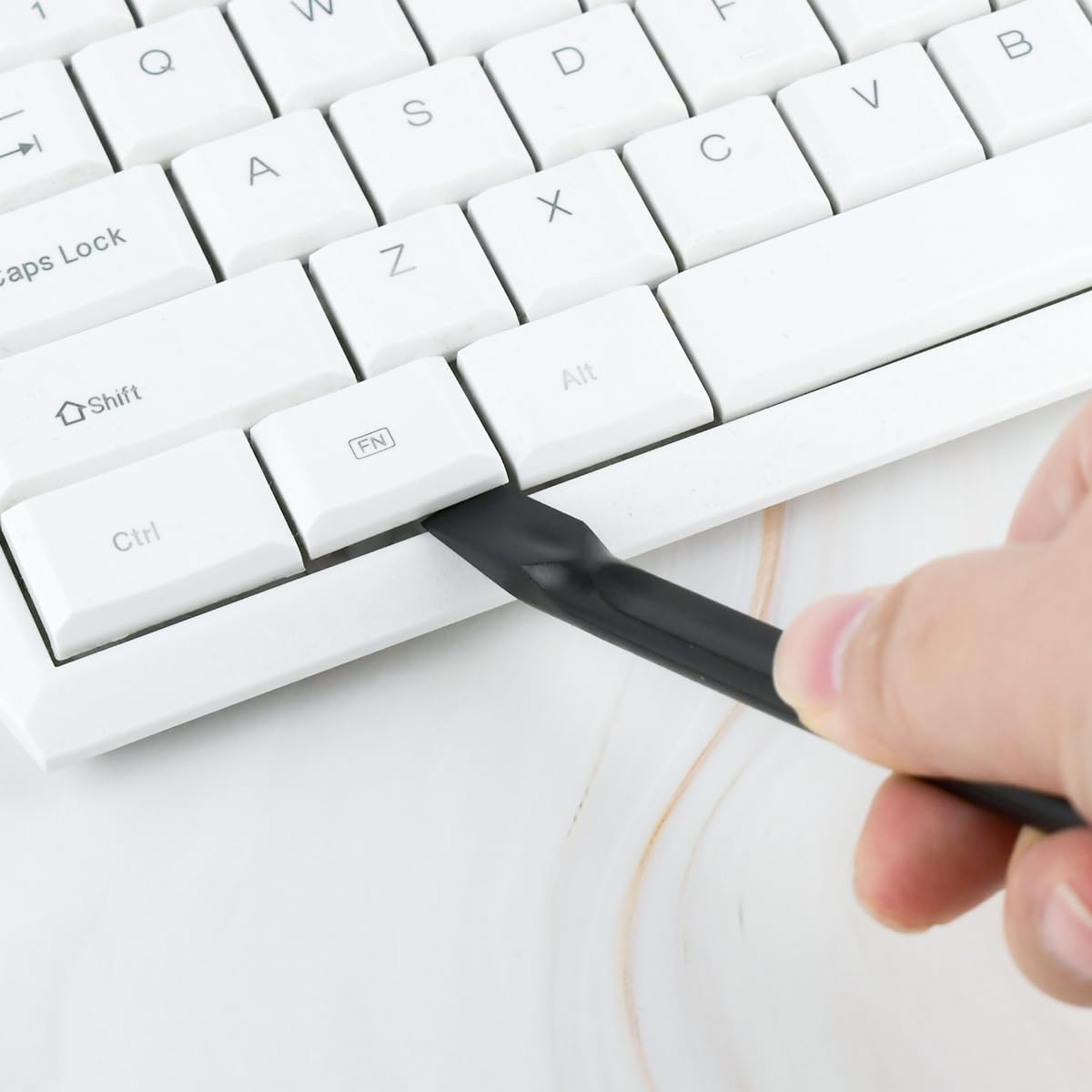 9 Pieces Plastic Scraper Tool for Tight Spaces, Non-Scratch Kitchen Scraper Cleaning Pen, Perfect for Remove V1258-DP02-A-280