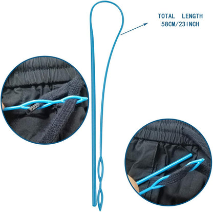 1Pcs 23In Flexible Plastic Drawstring Threader Tool, Easy Threader Drawstring Replacement Tool for Jackets V1258-DP02-A-284