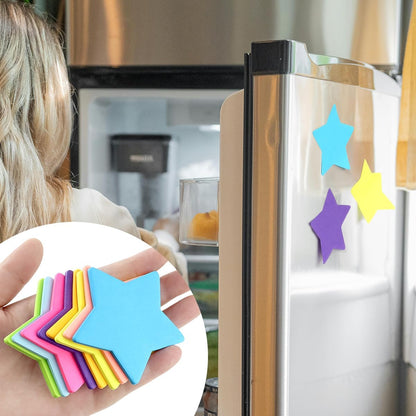 8 Color Star Shape Sticky Notes, 240 Sheets, Self-Sticky Note Pads for School Office Home V1258-DP02-A-285