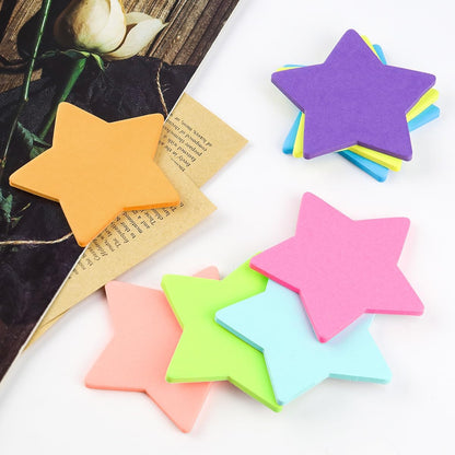 8 Color Star Shape Sticky Notes, 240 Sheets, Self-Sticky Note Pads for School Office Home V1258-DP02-A-285