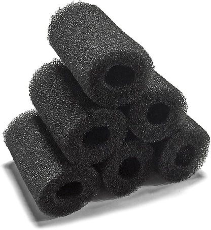 6pcs Pre-Filter Sponge, Pre Filter Foam Sponge Roll for Aquarium Fish Tank (6 x 3.5cm /2.4x1.4 inch) V1258-DP02-A-301