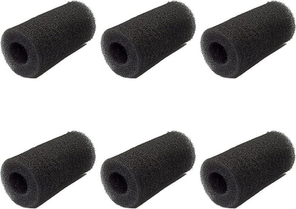 6pcs Pre-Filter Sponge, Pre Filter Foam Sponge Roll for Aquarium Fish Tank (6 x 3.5cm /2.4x1.4 inch) V1258-DP02-A-301