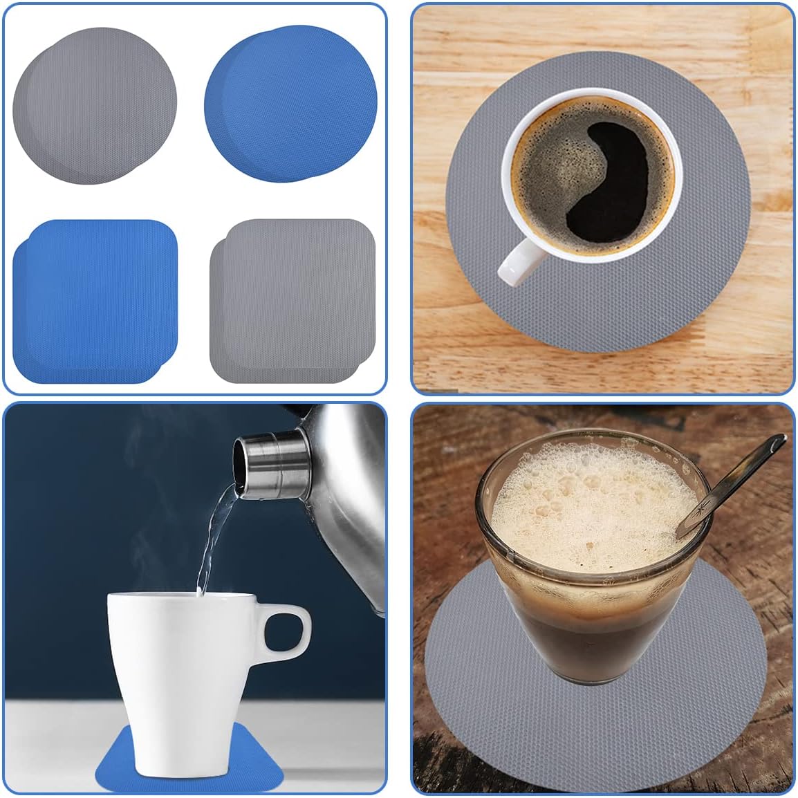 8 Pcs Reusable Jar Opener Gripper Pads Rubber Jar Opener Gripper Pads Multi-function Jar Opener for Elderly V1258-DP02-A-306