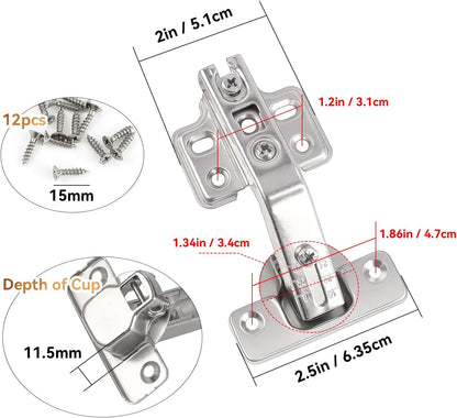 135 Degree Lazy Susan Hinge Full Overlay Concealed Corner Cabinet Hinge for Cabinet, Cupboard, Folded Door, V1258-DP02-A-308