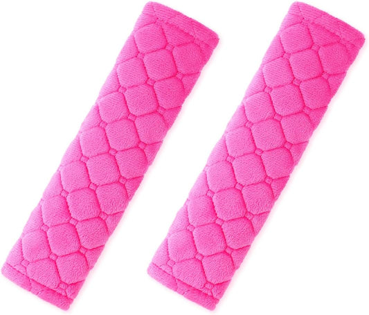 2 PCS Car Seat Straps Shoulder Pads Soft Auto Seat Belt Cover Universal Safety Strap Cover Helps Protect Your V1258-DP02-A-319