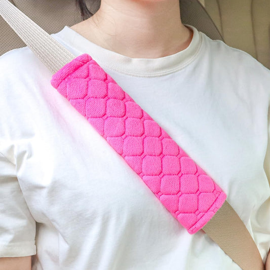 2 PCS Car Seat Straps Shoulder Pads Soft Auto Seat Belt Cover Universal Safety Strap Cover Helps Protect Your V1258-DP02-A-319