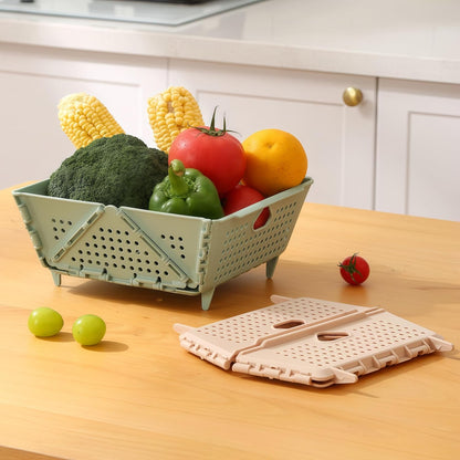 Plastic Colander Basket, Multi-Purpose Drainage & Storage Bin for Kitchen, Candy, Cookies, Holiday Snacks and V1258-DP02-A-327