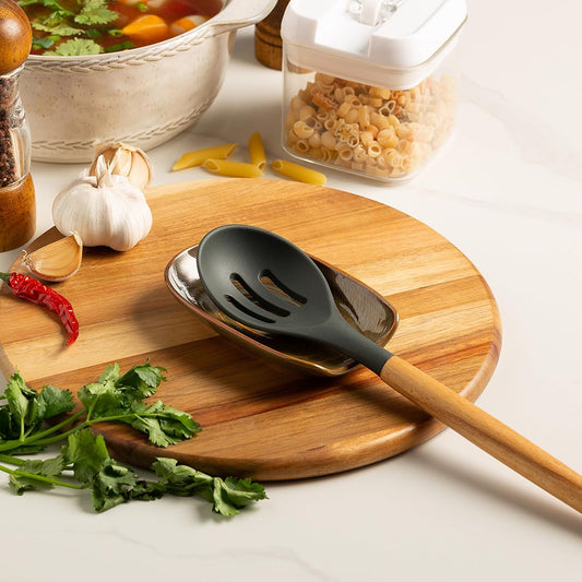 Ceremic Spoon Rest for Stove Top, Spoon Holder for Kitchen Counter, Coffee Spoon Rest, Cooking Utensil Rest V1258-DP02-A-329