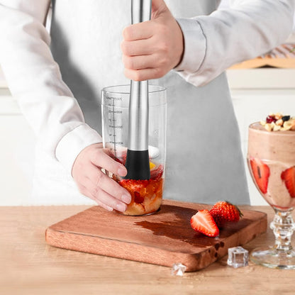 Muddler for Cocktails, 10" Muddler and Long Handle Bar Cocktail Mixing Spoon, Stainless Steel Stirrer, Bar V1258-DP02-A-331