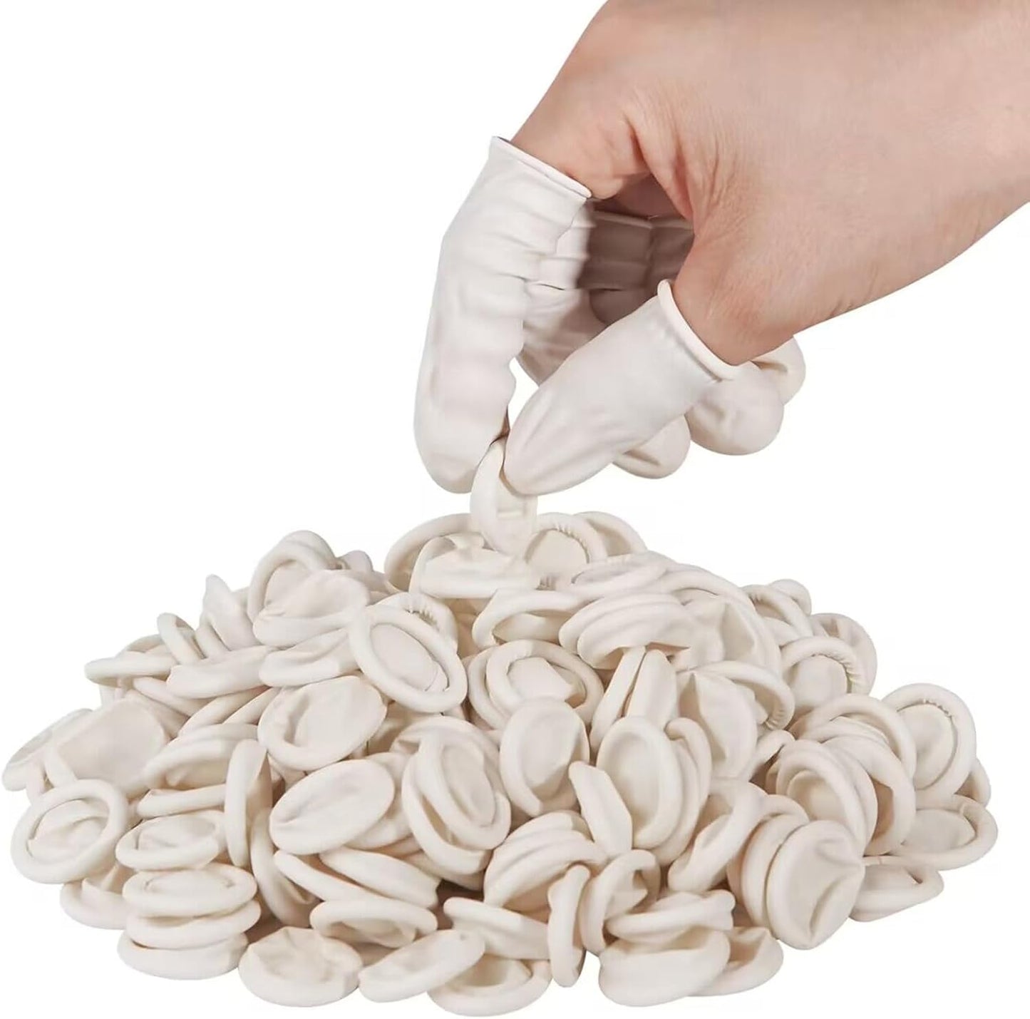 Finger Cots Disposable, Medium Finger Thumb Gloves Protectors, Sleeves Covers Protection for Fingertips V1258-DP02-A-332