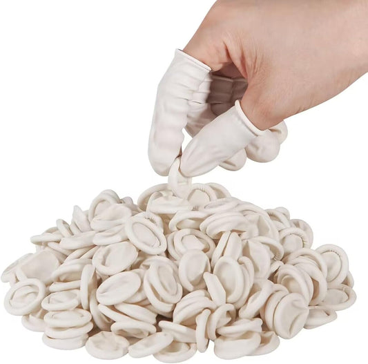 Finger Cots Disposable, Medium Finger Thumb Gloves Protectors, Sleeves Covers Protection for Fingertips V1258-DP02-A-332