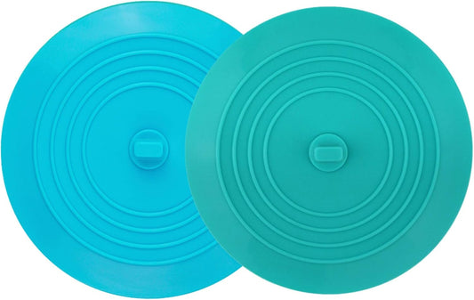 2 Pack 6" Bathtub Tub Drain Cover Stopper, Large Silicone Suction Bathroom Drain Plug Hair Stopper, Bathroom V1258-DP02-A-333