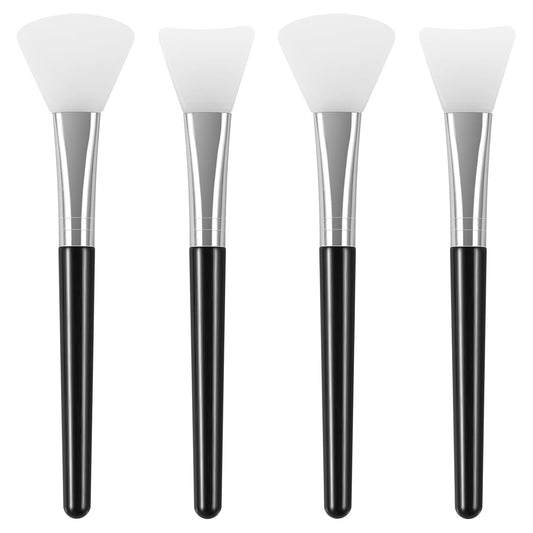 4PCS Silicone Face Mask Brush Applicator, Flexible Silicone Brush for Face for Mud, Clay, DIY Mask, Body V1258-DP02-A-342