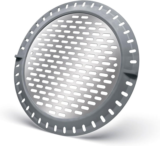 Shower Drain Hair Catcher, 5" Shower Stall Drain Cover Hair Trap, Stainless Steel Bathtub Sink Strainer Cover V1258-DP02-A-344