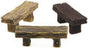 3Pcs Mini Resin Bench Miniature Fairy Garden Bench Dollhouse Accessories Statue DIY Decor Gift V1258-DP02-A-372