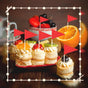 100 Pcs Solid Red Toothpick Flags - Mini Triangle Golf Flag Toothpicks for Cupcakes, Fruit & Cheese Markers - V1258-DP02-A-414