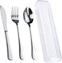 Travel Utensils With Case, Stainless Steel Reusable Portable Utensils Set With Case, Travel Silverware Set V1258-DP02-A-42