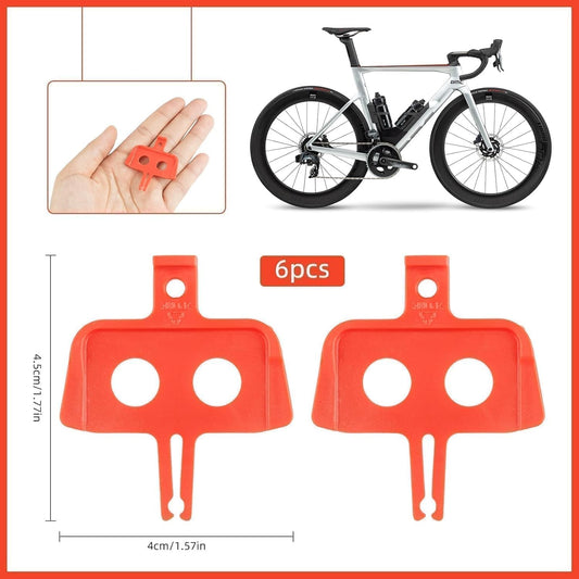 8PCS Bicycle Brake Pads Spacers - Hydraulic Disc Brake Pad Spreader Tool for MTB & Road Bike - Cycling Repair V1258-DP02-A-421