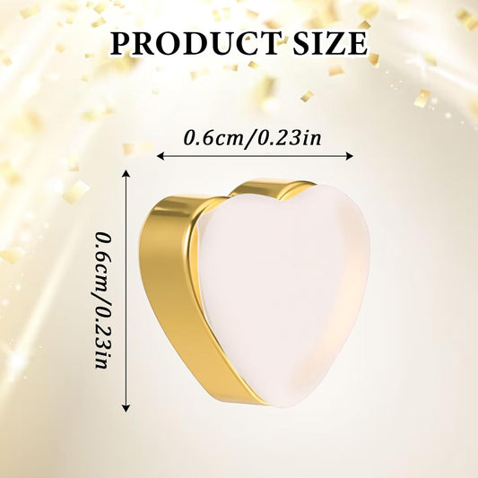 12 Pcs Silicone Flat Earring Backs for Studs, Clear Comfort Design, Earring Backs Replacements for Heavy V1258-DP02-A-494